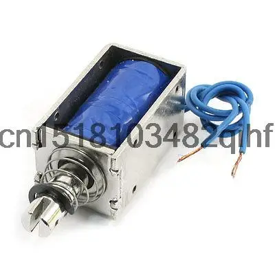 

Spring Loaded Linear Motion Solenoid Electromagnet 10mm 42N DC 24V 450mA