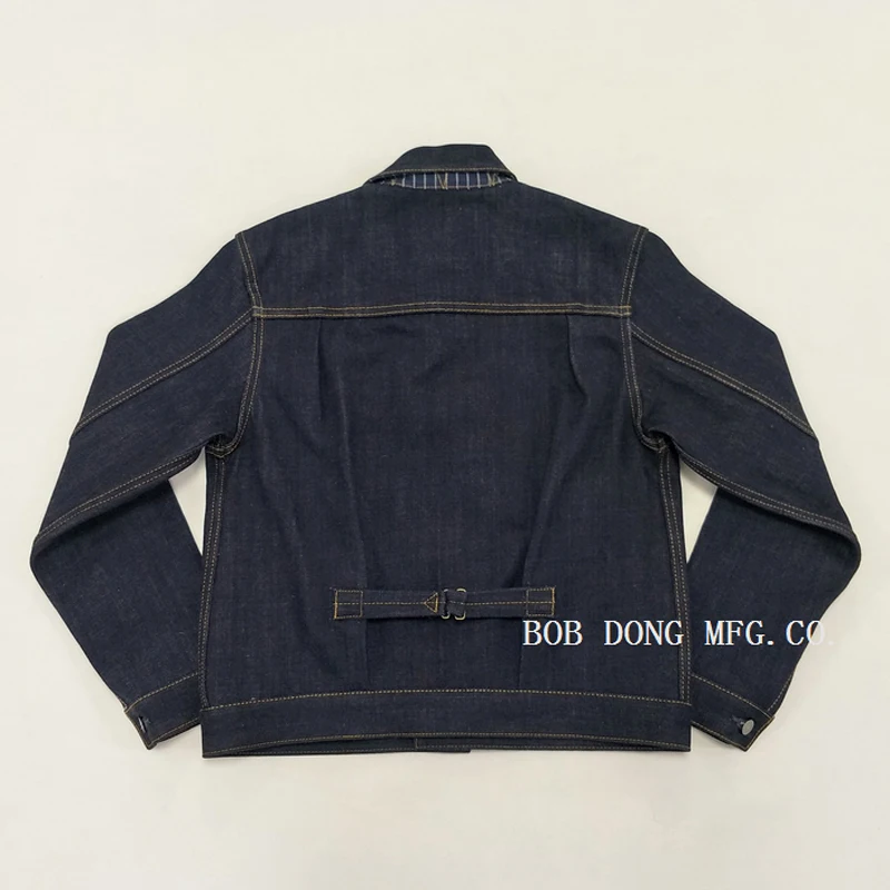 BOB DONG 23oz Selvage Denim Jacket Vintage Clothing 507XX Trucker Selvedge Coat