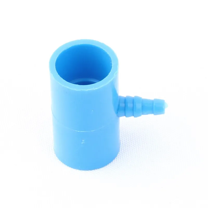 NuoNuoWell 3pcs 20mm - 4~6mm Blue PVC Connectors Aquarium Fish Tank Air Pump Hose Joints Aquaculture Aeration Adapter Gas Shunt