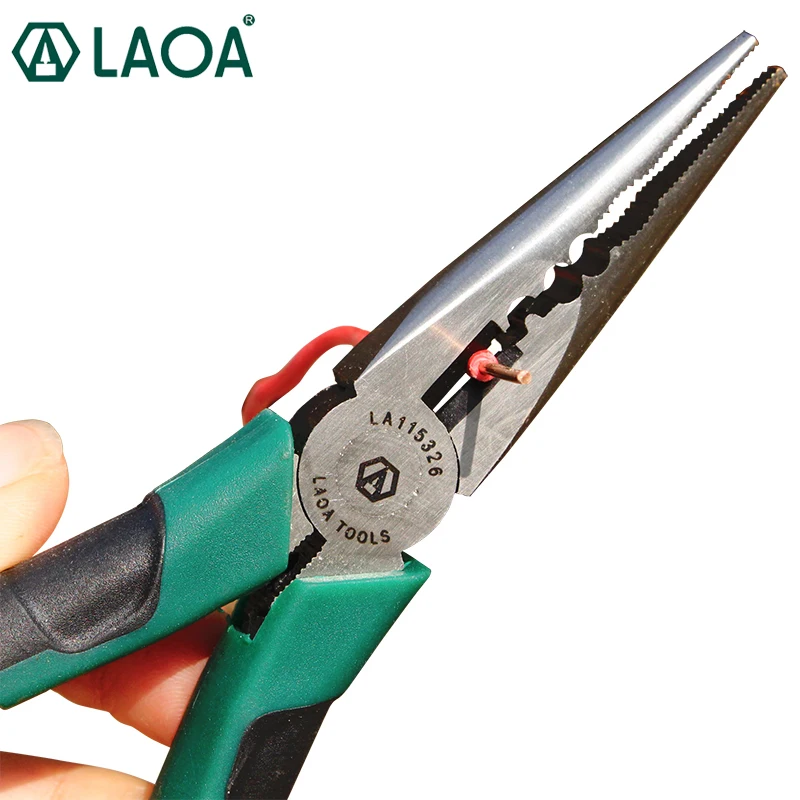 

LAOA 6" Fishing pliers Multi-function Long Nose Pliers Needle nose Pliers