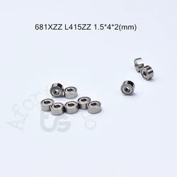 681ZZ Bearing 10 Pieces L415ZZ 1.5*4*2(mm) chrome steel Metal Sealed High speed Mechanical equipment parts