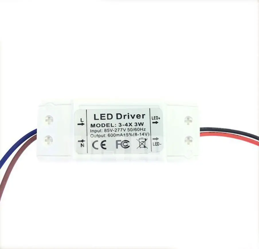 3-4x3W 10W Constant current Led driver AC85-277V DC3-5V 600mA