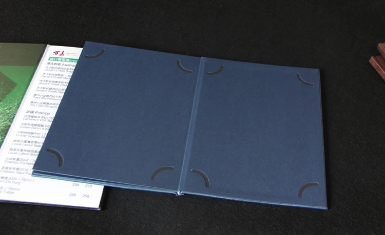 10PCS Restaurant Menu Folder Customised, small MOQ menu folder for hotel