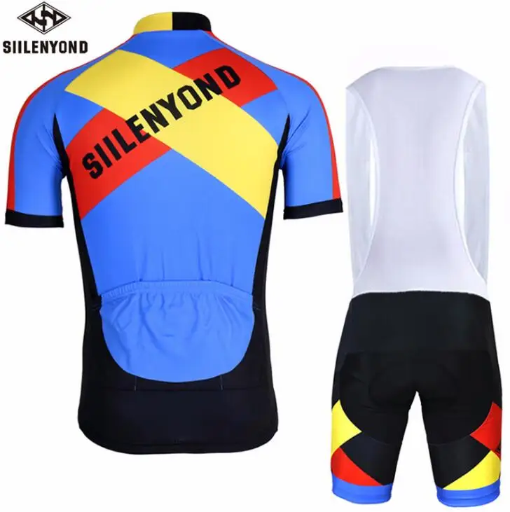 2019 Men Cycling Clothing Set Bike Clothing Breathable Summer Bicycle Wear/Short Sleeve Cycling Jersey Bib Shorts Sets