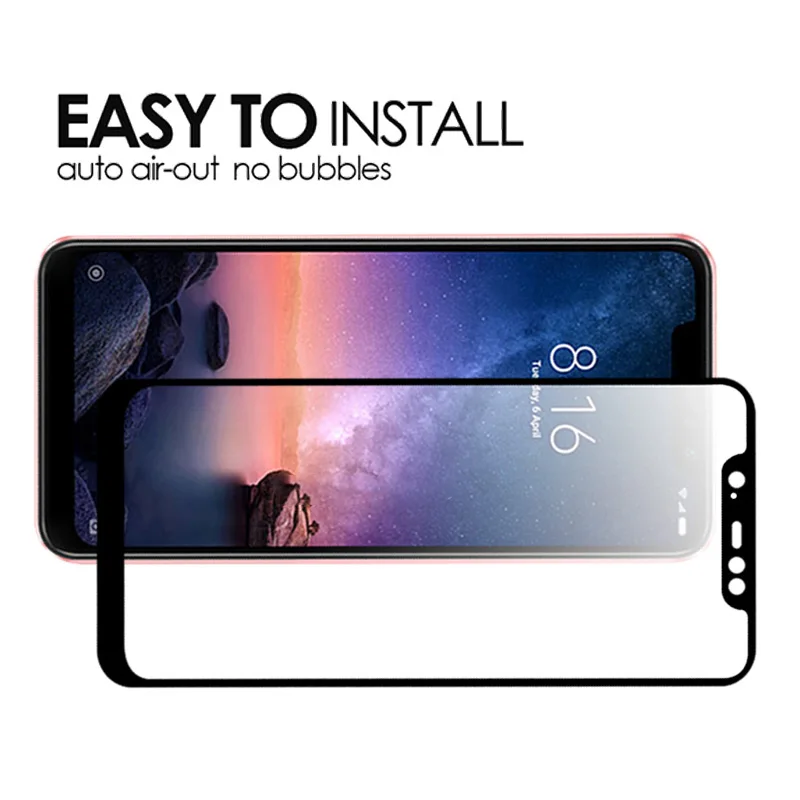 Nicotd Tempered Glass For Xiaomi Redmi Note 6 Pro 4X 4A 5A 5 Plus Screen Protector For Redmi 6A 6 Note 5A 5 Pro Full Cover Film images - 6