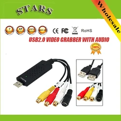 USB 2.0 비디오 카드 캡처 그래버 어댑터 칩셋 STK1160 TV VHS DVD-usb 변환기 지원 Windows 2000/XP/7