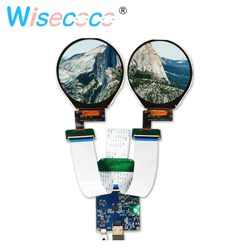 3.4 inch 800(RGB)*800 dural Circular Display lcd Panel 39 pins with  to mipidrive board for Instruments Apparatuses