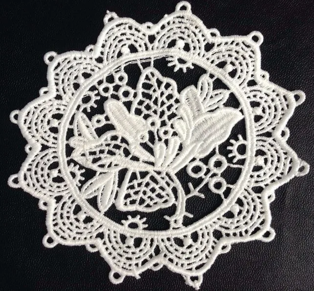 

11.8cm*11cm top quality polyester embroidery lace applique,bridal dress lace patches,XERY-TC0530A