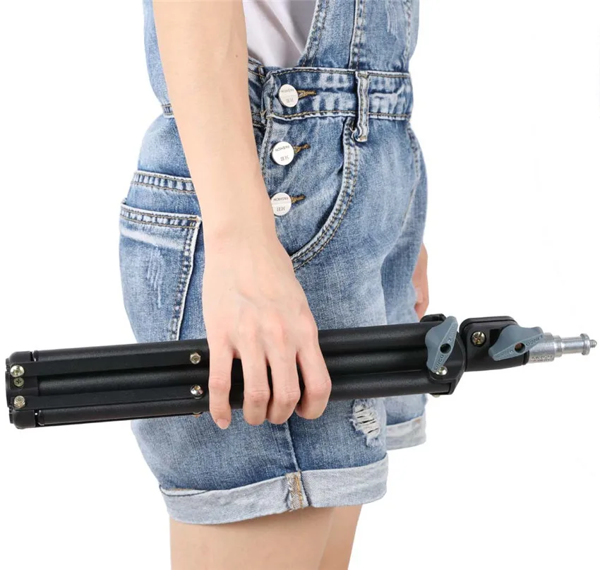 Mini 40 سنتيمتر إضاءة الاستوديو إضاءة صور مصباح حامل ثلاثي القوائم قوس ل فلاش ضوء إحترافي #301