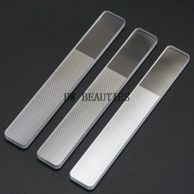 

200Pcs/Lot Durable Nanotechnology Glass Nail File Buffer Sanding Polishing Grinding File Transparent DIY Manicure Art Tool