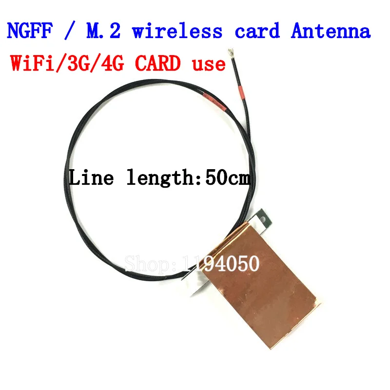 1 unidad de antenas internas de 50cm pulgadas IPEX MHF4 2,4/5G wifi para BCM94352Z Intel 8260 7265 7260 3160 AC NGFF tarjeta M.2