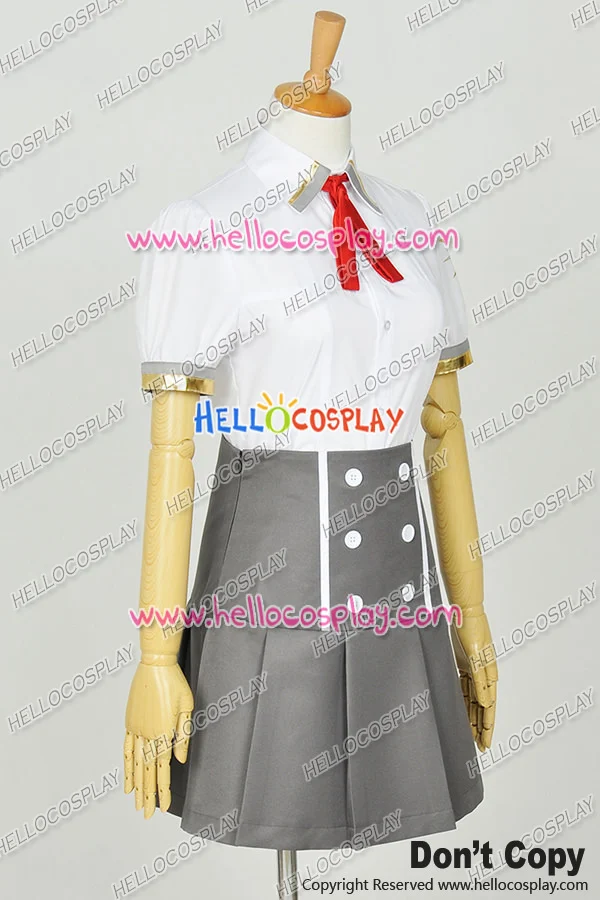 Kamigami No Asobi Ludere Deorum Cosplay Yui Kusanagi Summer School Uniform Costume H008