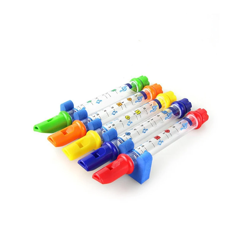 5pcs/set HOT Kids Children Colorful Water Toy Bath Tub Tunes Toy Fun Music Sounds Bath Toy