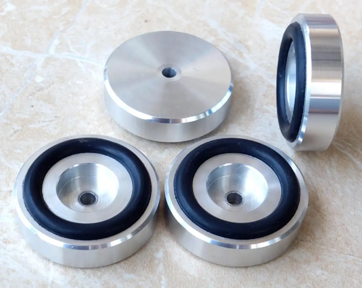 Hot sale amplifier foot 30mm*11mm whole  Aluminum With Rubber Ring Shock Absorber Aluminum Foot