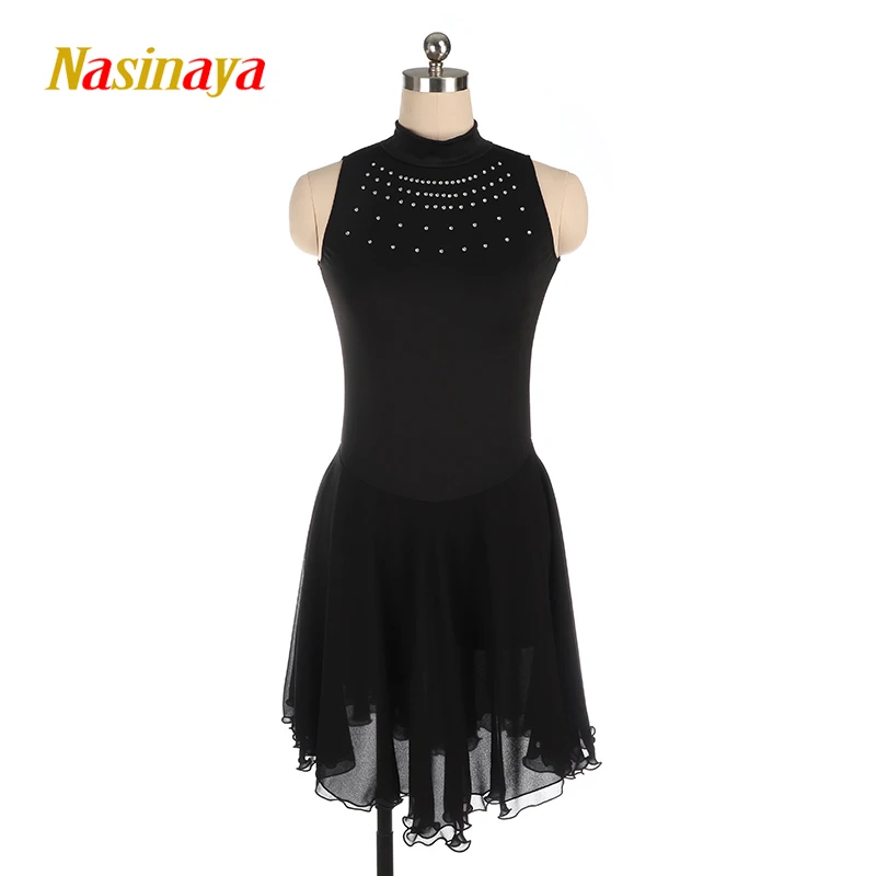 Nasinaya Figure Skating Competition Training Women's Dress Children's Rhythmic Gymnastics Performance Sleeveless Dress