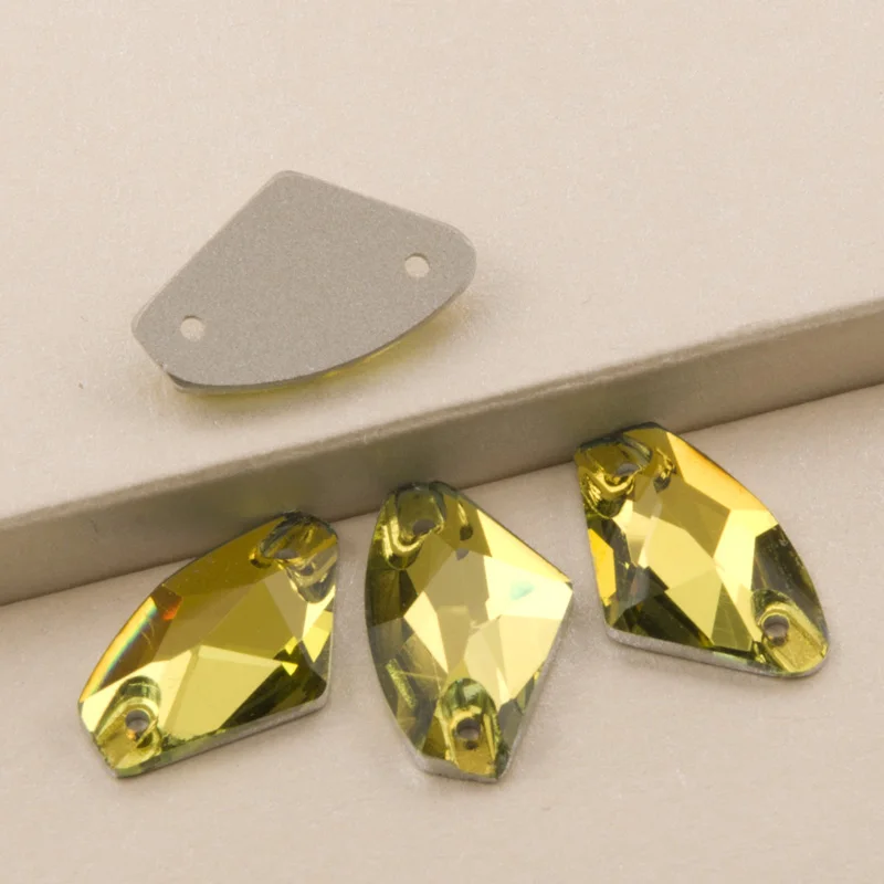 YANRUO 3256 Galaktische Glaskristallsteine zum Aufnähen von Kleidung, Kleid, Strasssteinen, Diamant, DIY – Detail 15