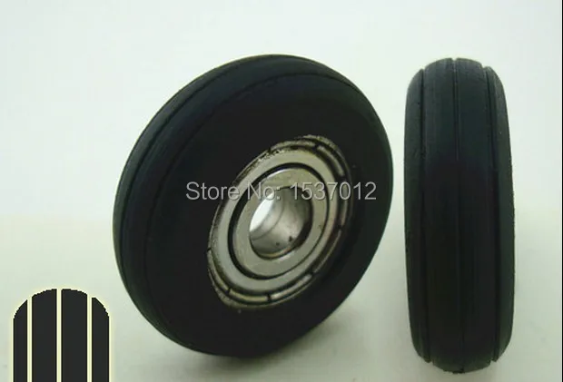 

Multi-column groove 5*23*7 plastic bags nylon injection molding plasticsWindow Pulley / Nylon Wheel