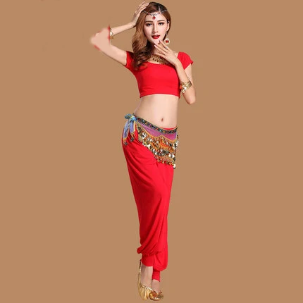 Belly dance clothes and suits the new autumn and winter show performances clothing YOGA pants dance clothes