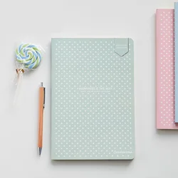 Cukierki kolor Bullet kropkowany dziennik pamiętnik A5 miękkie etui planowanie podróży Sketchbook biurowe Notebook