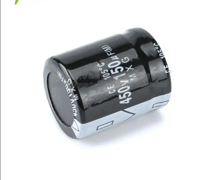 450V 4.7UF 100UF 120UF 150UF 220UF 470UF 20% DIP aluminum electrolytic capacitor