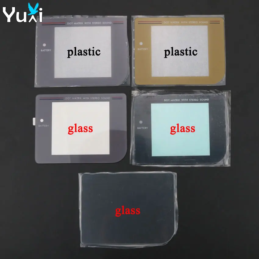 

YuXi Plastic Glass Lens Limited Screen Lens W/ Adhesive For GameBoy GB DMG Lens Protector