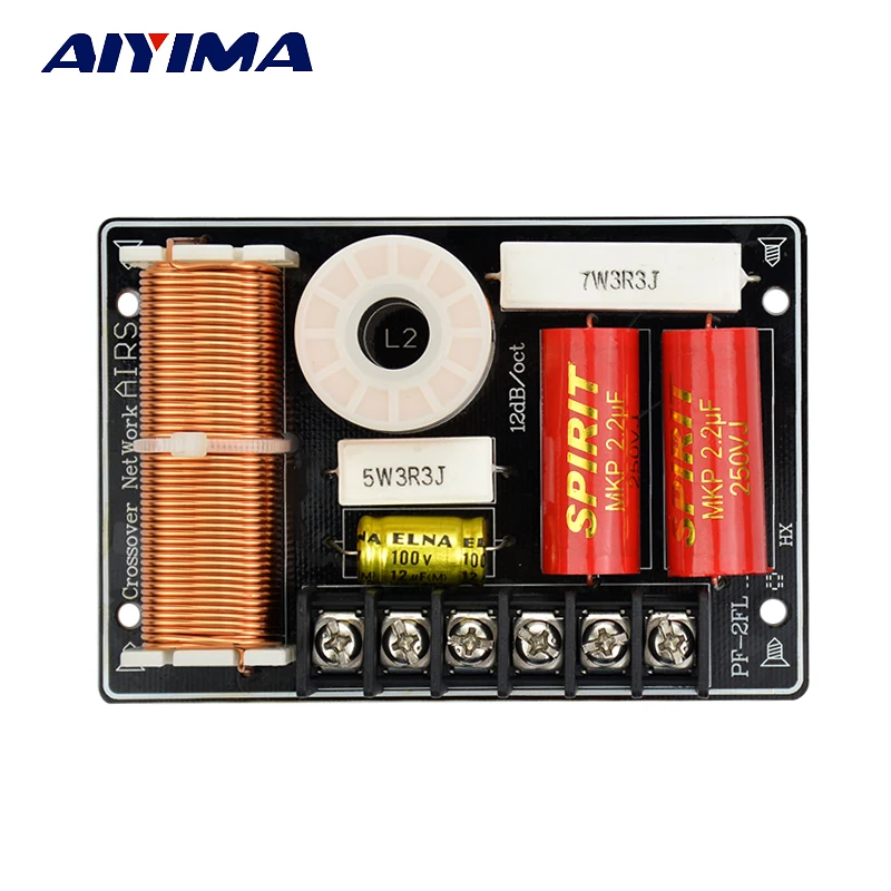 AIYIMA Bass Treble, двухсторонний кроссовер, аудиоделитель, 200 Вт, динамики, делитель частоты, фильтр для усилителя, домашнего кинотеатра