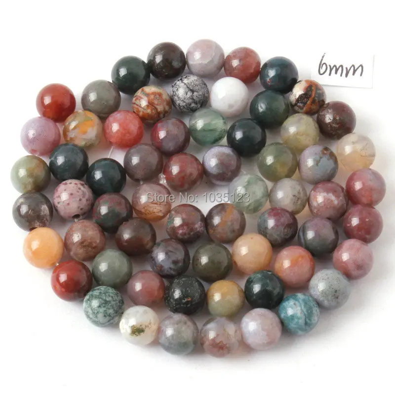 High Quality 4.6.8.10.12.14.16.18.20mm Natural Round Shape Agates Onyx DIY Loose Beads Strand 15\