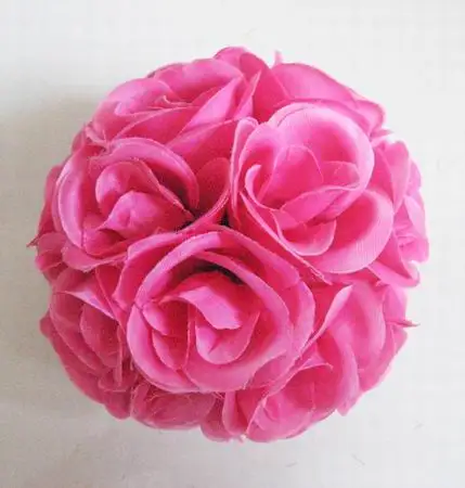 

SPR 15pcs/lot 15cm dia. wedding rose kissing flower ball road lead flower decoration table centerpiece 22 colors available