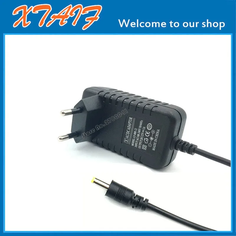 1 stücke Neue 12V1A AC 100 V-240V Konverter adapter DC 12V 1A DVD EVD Netzteil 4,0mm * 1,7mm
