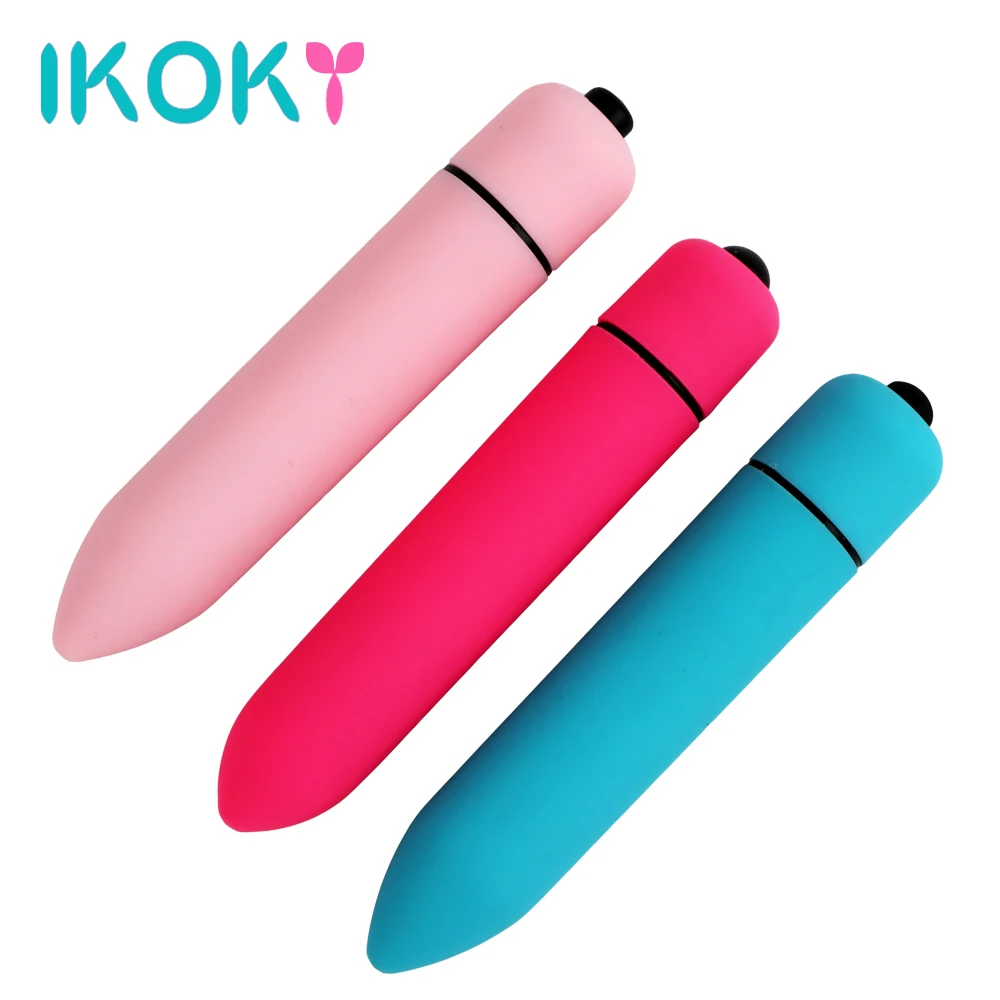 IKOKY Mini Bullet Vibrator Multi-speed AV Stick Clitoris Stimulator G-spot Massage Adult Sex Toys for Women Vibrators for Women