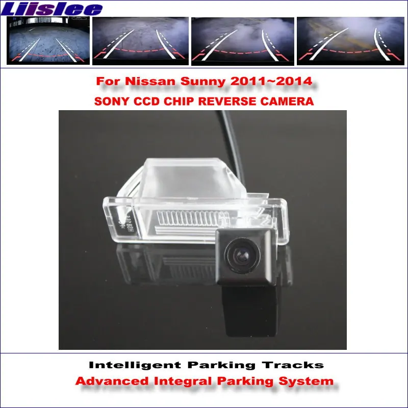 

For Nissan Sunny 2011~2014 Auto Backup Rear Reverse Camera HD 860 * 576 Pixels 580 TV Lines Intelligent Parking Tracks