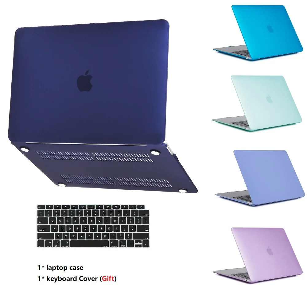 

New Matte/Crystal Hard Case Shell Cover only For Apple MacBook Air 13 model A1932 Retina with Touch ID with Keyboard Cover