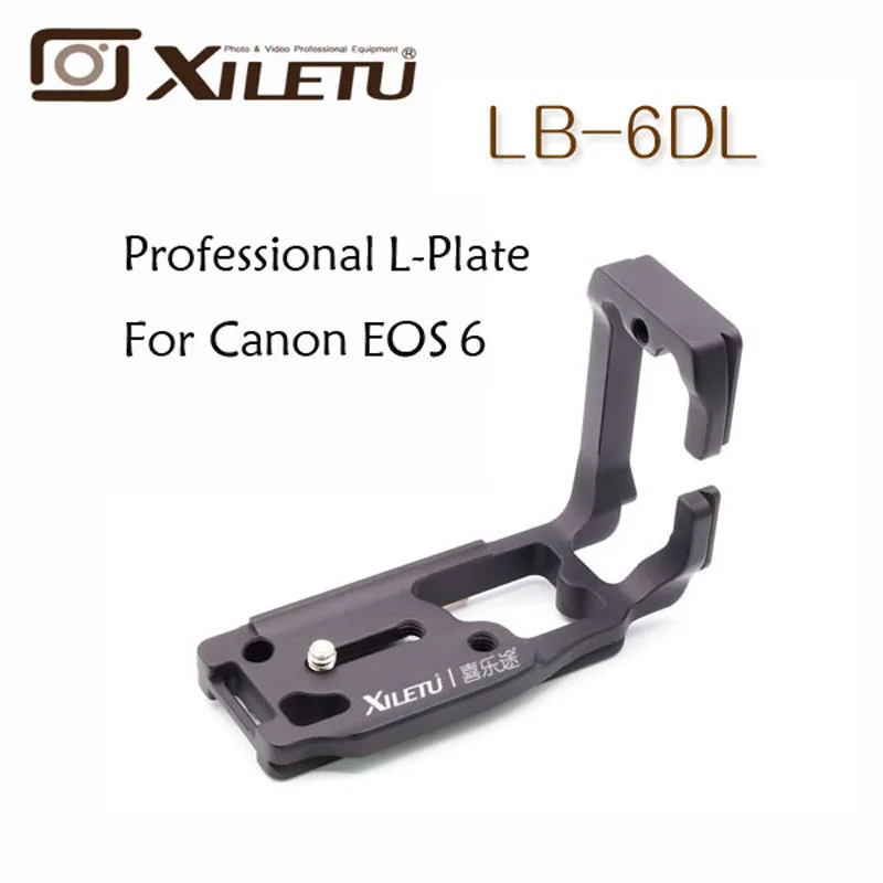 

Xiletu LB-6DL Quick Release L Plate/Bracket Holder hand Grip For Canon EOS 6D Arca Swiss RRS KIRK MARKINS SIRUI BENRO