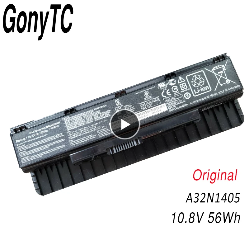 

10.8V 56WH A32N1405 Originall Battery For ASUS For Rog N551 N751 N751JK G551 G771 G771JK GL551 GL551JK GL551JM G551J G551JK