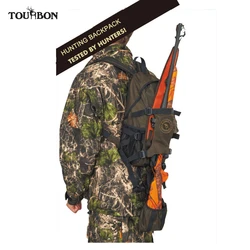 Tourbon Hunting Backpack Gun Case Outdoor Men Nylon Bag w/ Large Capacity Travel Hiking Climbing Bags for Shooting