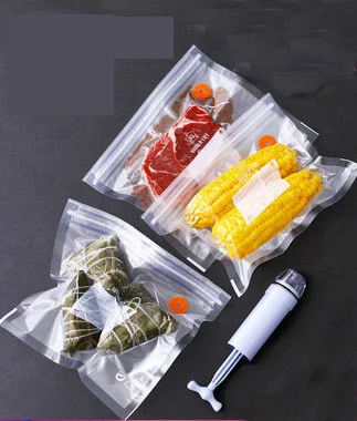 

Vacuum fresh-keeping bag moon cake packaging bag pumping sealed bag household food compression bag