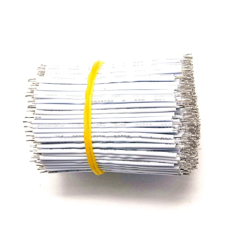 100PCS/Lot Tin-Plated Breadboard PCB Solder Cable 24AWG 5cm Fly Jumper Wire Cable Tin Conductor Wires Connector Wire