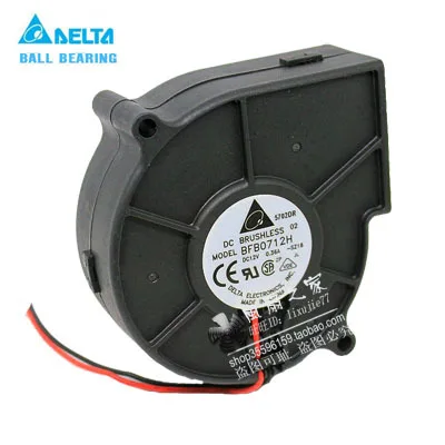 

NEW DELTA Centrifugal turbine turbo Projector 1U 2U server holesize 80MM BFB0712H cooling fan