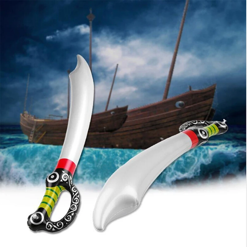 

Inflatable Pirate Toy PVC Sword Stage Props Inflated Children Cosplay Hot Toys Outdoor Fun Game Playing Birthday Party Favors