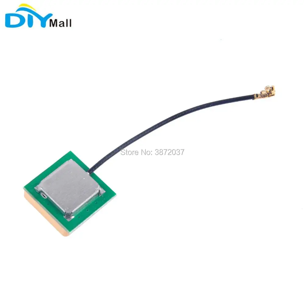 10 pz/lotto 2dBi 15x15x6mm Guadagno GPS Passivo Antenna IPX uFL Filo Extention Cavo per il GPS modulo di navigazione