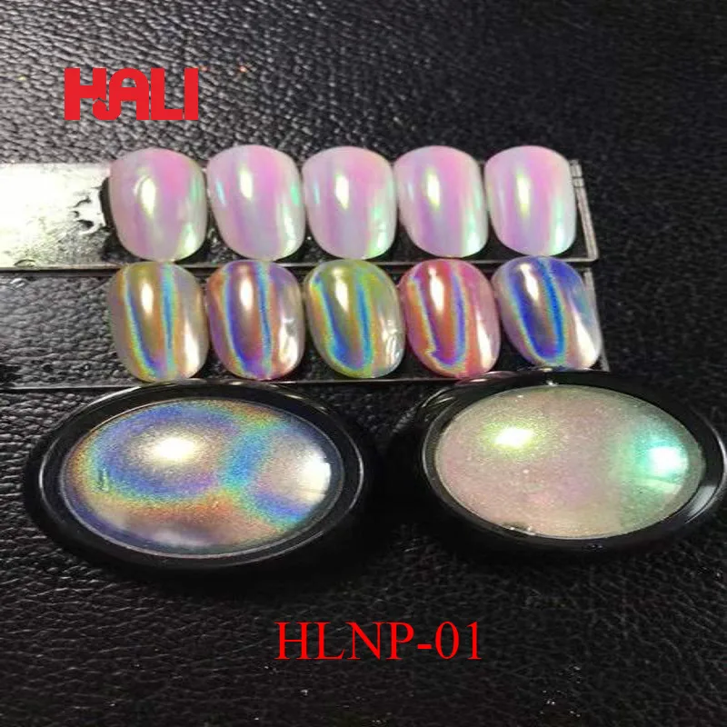 1 g/Dose, holografisches Effektpigment, Chamäleon-Pigment, Hologramm-Flocken, Regenbogen-Pigment in Pulverform, weit verbreitet für Lacke, Nägel usw. – Detail 15