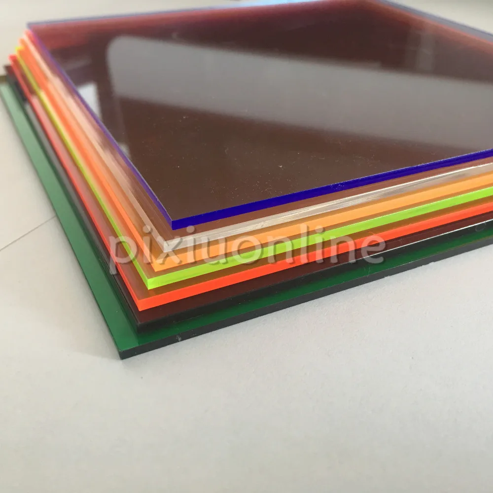 

1pc J583b 15*15cm Transparent Acrylic Plate Sheet 2.3mm Thickenss Plastic Square Board DIY Hard Material Dropshipping