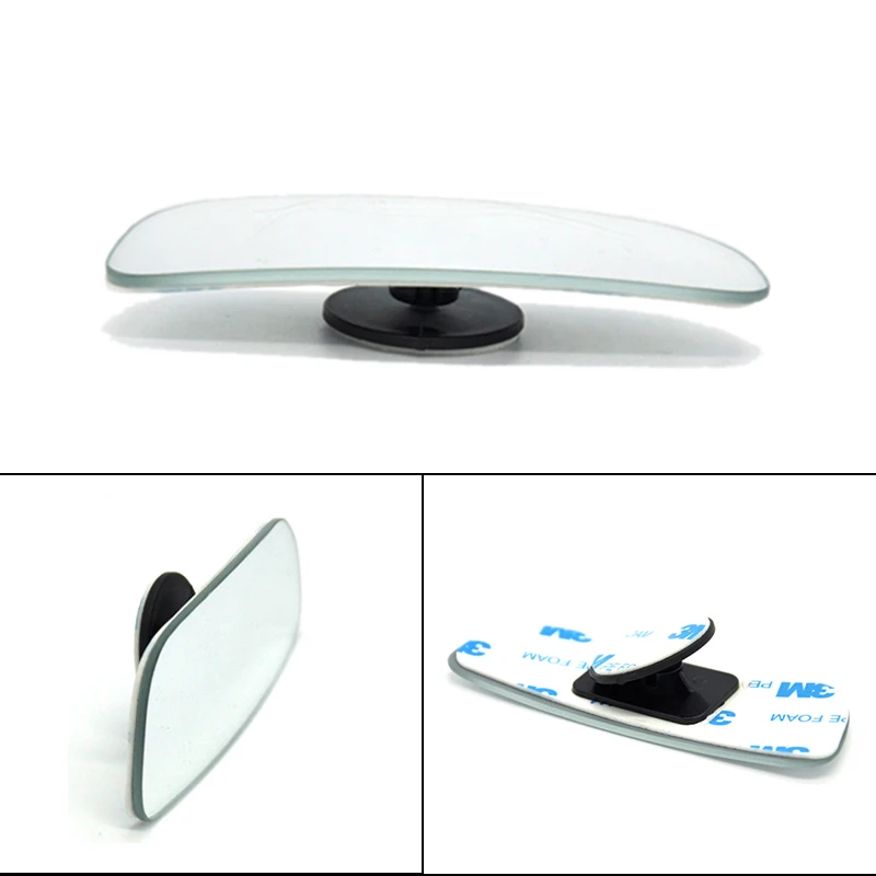 2Pcs Car Convex mirror Wide Angle Blind Spot Mirror Parking Auto Motorcycle Rear View Adjustable Mirror Car Mirror 360 Degree