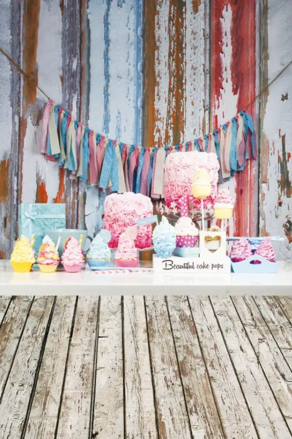 Allenjoy Bối Cảnh Cho Chụp Ảnh Phòng Thu Bánh Nhiều Màu Sắc Dễ Thương Sinh Nhật Nền Thiết Kế Ban Đầu Photocall Miễn Phí Vận Chuyển