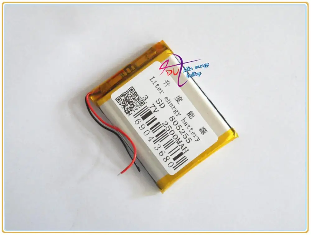 805255 2500mAh 3.7v plus Taiwan protection board