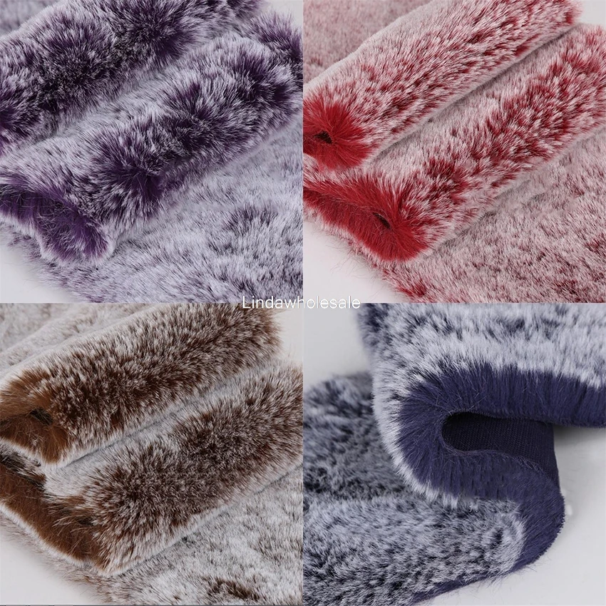 

Pile 2cm thick Grass frost imitation fur coat jacket collar fabric,faux fur fabric,felt cloth,fabric for dolls,160cm*48cm/pcs