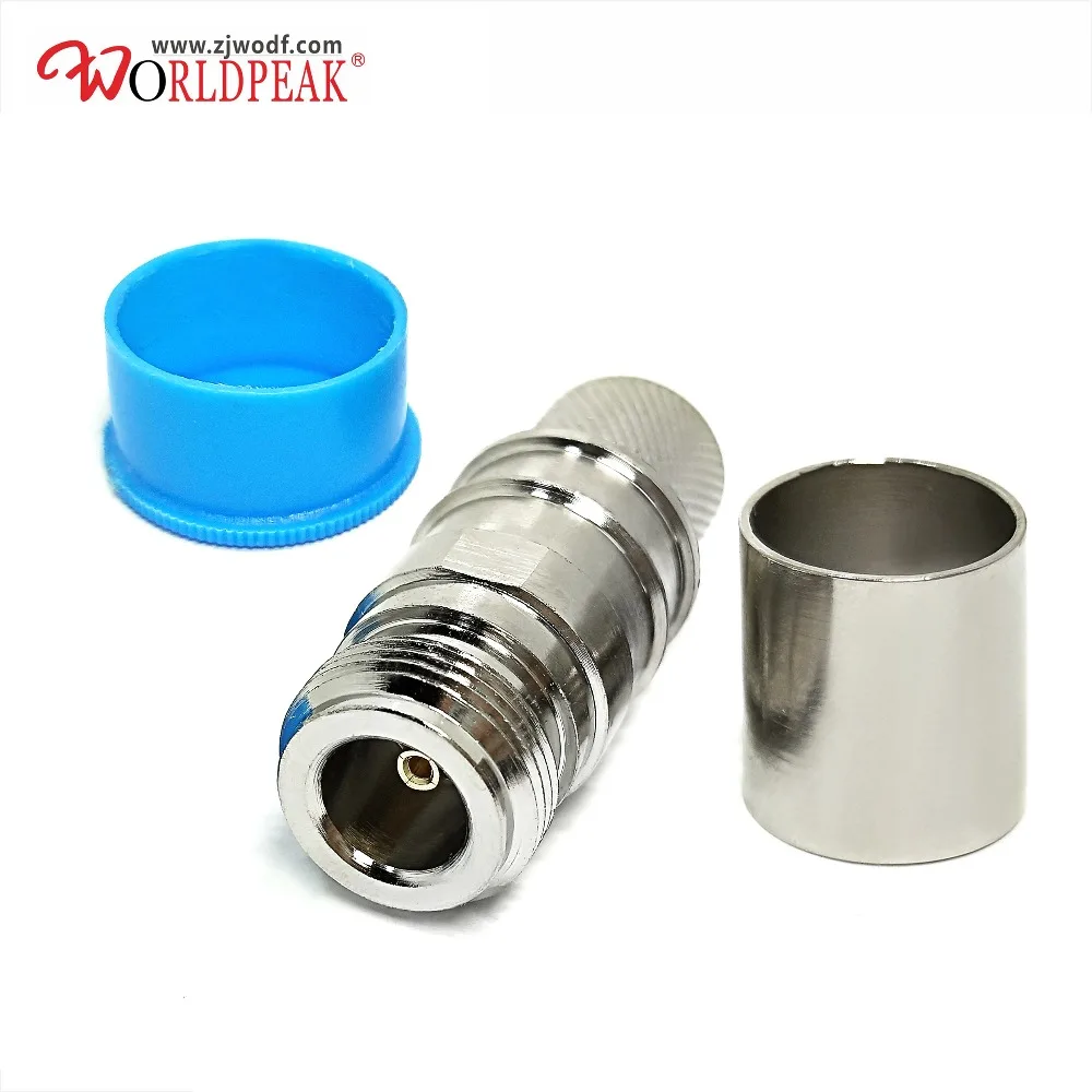 

Free shipping 2 pcs N Female straight crimp RF Connector For LMR600 cable
