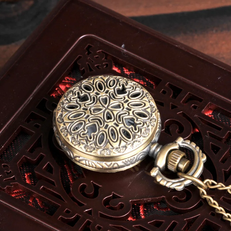 Cute Pocket Watch, Small Bronze, Many Fish Pocket Watches, Small Grass, Pocket Watch, Boys Girls Children Gifts Watch