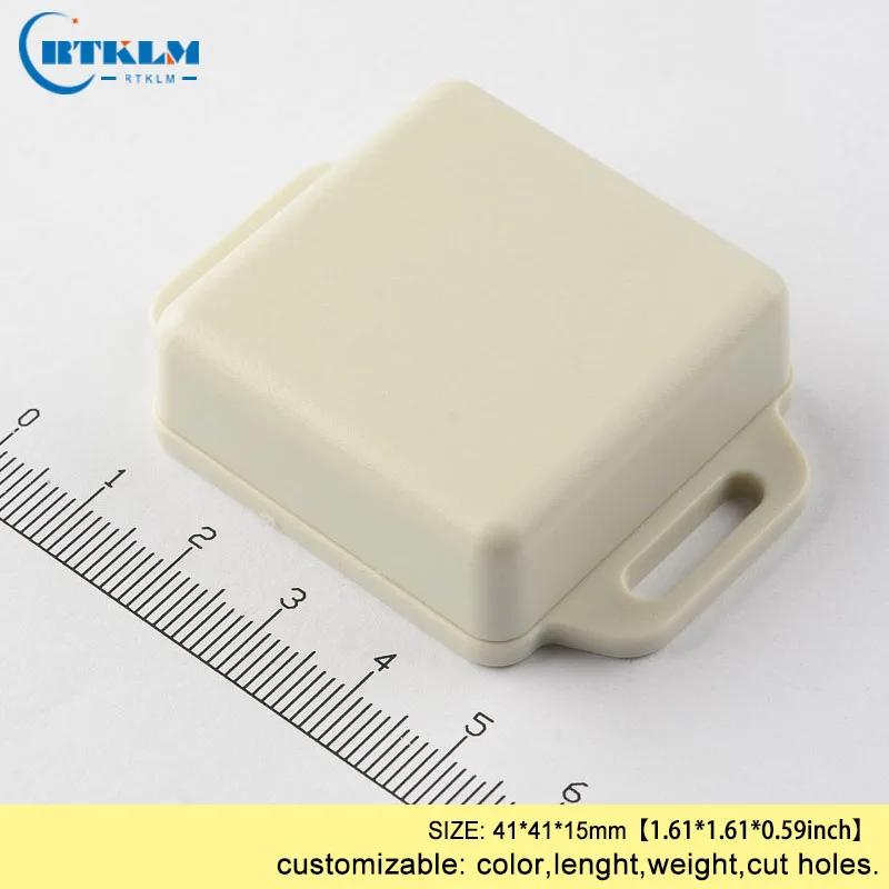DIY Project Electric Enclosure Wall Mounting Junction Box ABS Plastic Instrument Enclosures Small Plastic Box 41*41*15mm
