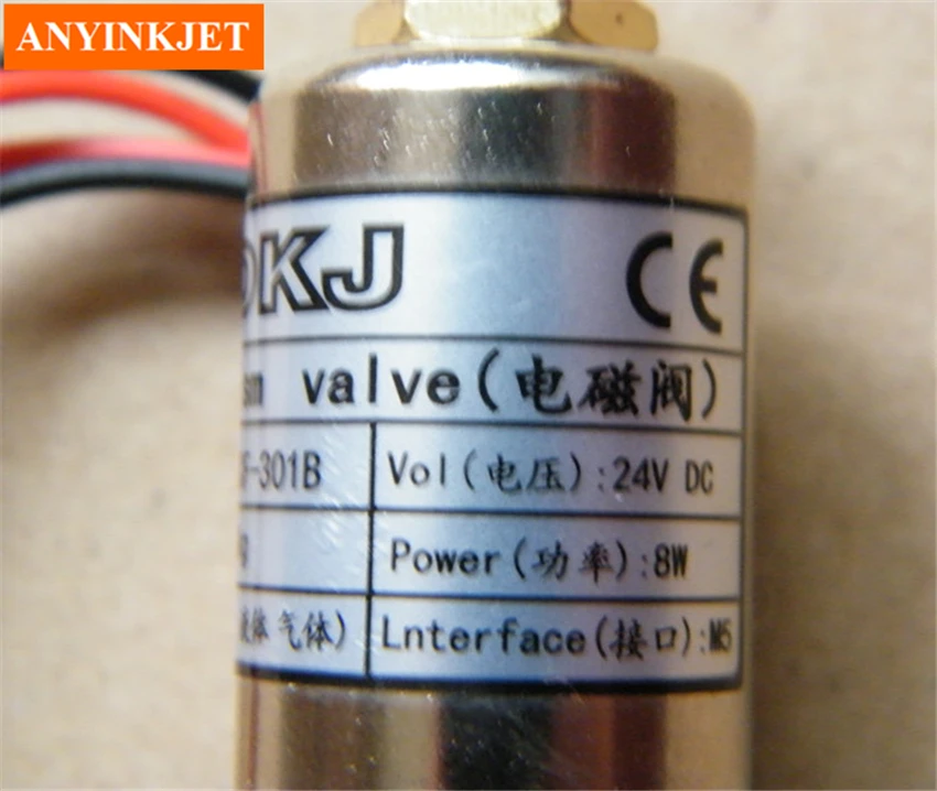 

24V 5W printer solenoid valve for Infiniti Allwin Myjet Zhongye Gongzhen Wit-color JHF VISTA Flora Fly-jet Crystal-jet printer